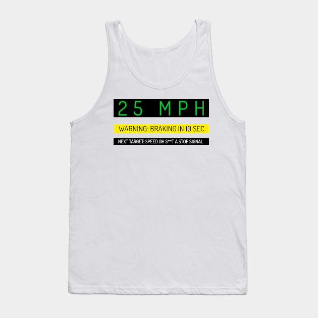 Funny Railroad PTC Shirt Tank Top by V&O Southern Shirts